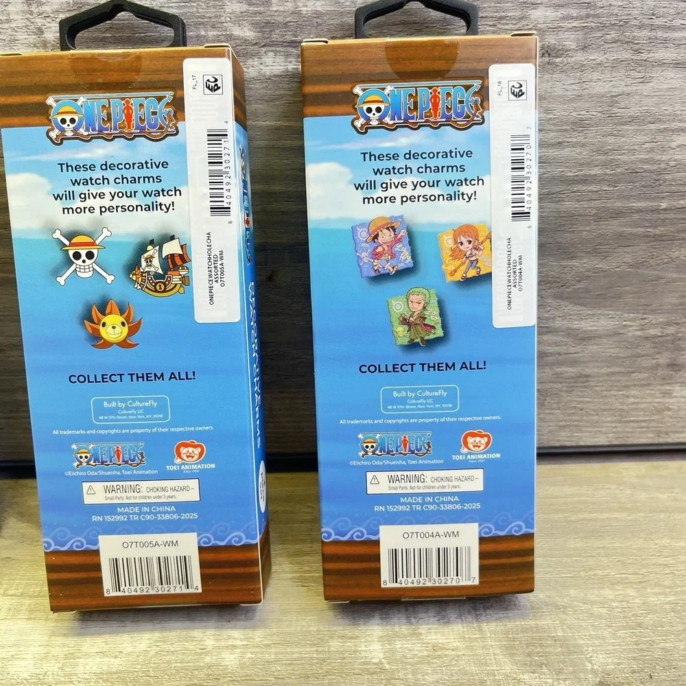 One Piece Anime Apple Watch Fits Series 1-10 Bumper Charms Lot Of 3